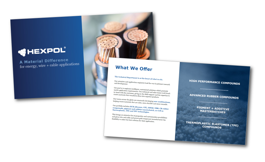 HEXPOL - Polymer Materials for Energy, Wire & Cable Brochure