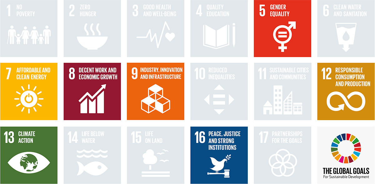 Chart of Global Goals for Sustainability